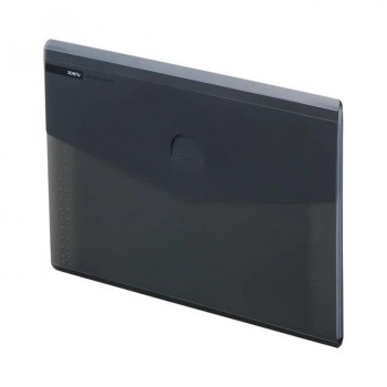 LIHIT LAB.(リヒトラブ)　soeru　スリムドキュメントファイル(ヨコ型)　A4　スモークブラック　A-8700-24