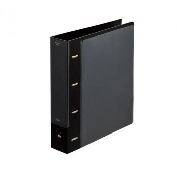 LIHIT LAB.(リヒトラブ)　コレクションワイド　A4　S型(タテ型)　ジェットブラック　F-3301-24