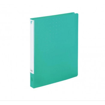 LIHIT LAB.(リヒトラブ)　CUBE FIZZ　パンチレスファイル　ワンタッチ　HEAVY DUTY　A4　S型(タテ型)　グリーン　F-7032-7