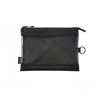 LIHIT LAB.(リヒトラブ)　CORDURA×SMART FIT　クリヤーケース　A5　ブラック　F-7573-24