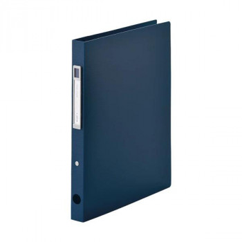 LIHIT LAB.(リヒトラブ)　noie-style　リングファイル　ツイストリング　A4　S型(タテ型)　ネイビー　F-7681-11