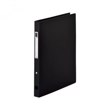LIHIT LAB.(リヒトラブ)　noie-style　リングファイル　ツイストリング　A4　S型(タテ型)　ブラック　F-7681-24