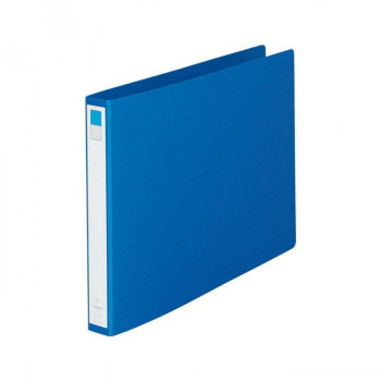 LIHIT LAB.(リヒトラブ)　リングファイル　ツイストリング　B4　E型(ヨコ型)　収容数200枚　藍　F-834UN-5