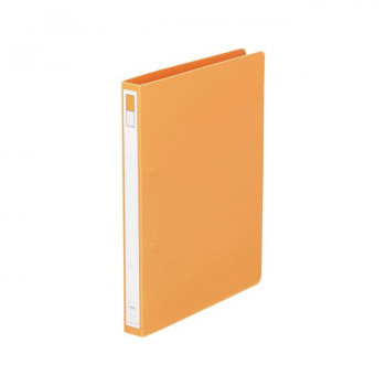 LIHIT LAB.(リヒトラブ)　リングファイル　ディンプル　B5　S型(タテ型)　橙　F-862-3