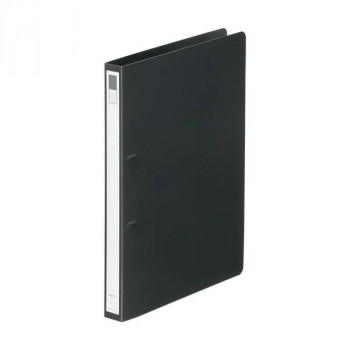 LIHIT LAB.(リヒトラブ)　リングファイル　ディンプル　A4　S型(タテ型)　黒　F-867-11