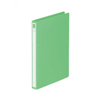LIHIT LAB.(リヒトラブ)　リングファイル　ディンプル　A4　S型(タテ型)　黄緑　F-867-5