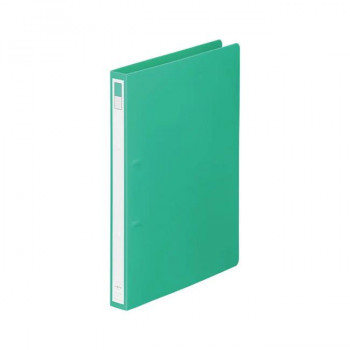 LIHIT LAB.(リヒトラブ)　リングファイル　ディンプル　A4　S型(タテ型)　緑　F-867-6