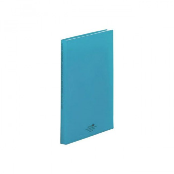 LIHIT LAB.(リヒトラブ)　AQUA DROPs(アクアドロップス)　クリヤーブック　A4　S型(タテ型)　青緑　N-5001-28