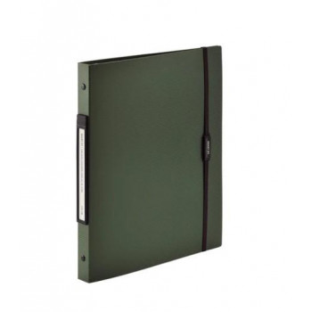 LIHIT LAB.(リヒトラブ)　SMART FIT　2タイプポケットクリヤーブック交換式　A4　S型(タテ型)　オリーブ　N-7520-22