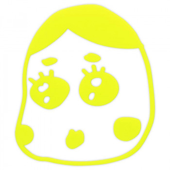 東洋マーク製作所　オカメ蛍光イエロー転写 3553