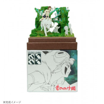 みにちゅあーとキット スタジオジブリminiシリーズ もののけ姫 精霊の森 MP07-138
