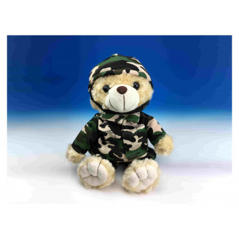 A・C・ADVANCE 鉄帽迷彩ベア ぬいぐるみ 350mm BEAR017