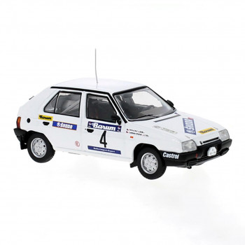 イクソモデル シュコダ ファヴォリット 136L 89Valasska 1/43スケール Zima 4 L.Krecek/B.Borivoj RAC407A