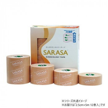 ファロス キネシオロジーテープ 2.5cm×5m 12巻入 KL250