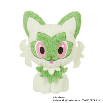 セキグチ　ポケットモンスター　ニャオハ　もこもこぷち　ぬいぐるみ　672158