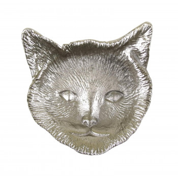 シャビーシック キャットフェイストレイB シルバー KI010474