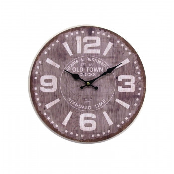 オールドルックウォールクロック OLD TOWN BROWN CL059167