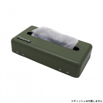 MCR ブリキ2WAYティッシュボックス オリーブ ME010924