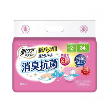 80496) アクティ肌ケア紙パンツ用尿とりパッド 34枚 824492