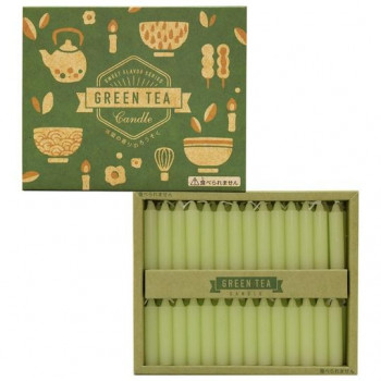 丸叶むらた　GREEN TEA 緑茶キャンドル 56本入 キャンドル ティータイム 250251