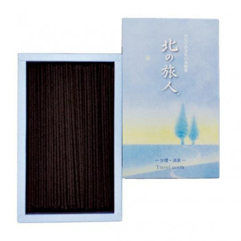 丸叶むらた　お線香 北の旅人 煙少・消臭 大バラ  250039