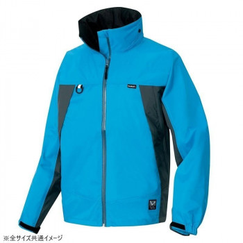 アイトス 全天候型ジャケット ブルー×チャコール LL 56301