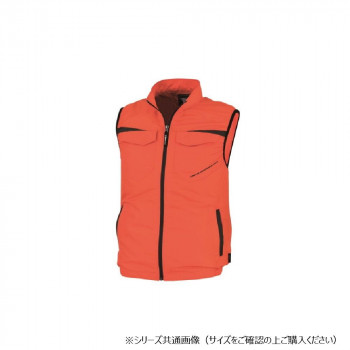 ジーベック(XEBEC)  XE98011  空調服ベスト  オレンジ  4L
