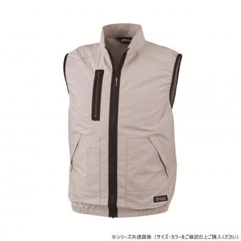 ジーベック(XEBEC)  XE98019  空調服綿ベスト  シルバーグレー  L