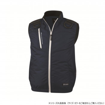 ジーベック(XEBEC)  XE98104  空調服遮熱ハーネスベスト  紺  LL