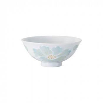 西海陶器 釉花 茶碗 水色