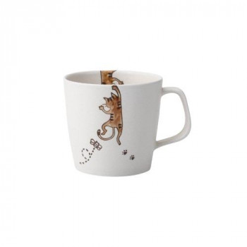 西海陶器 neko マグ 茶