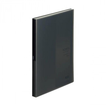 LIHIT LAB.(リヒトラブ)　クリヤーブック　40P　A4S　スモークブラック　N-8102-24