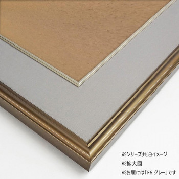色紙額 5728 アルミ製 F6 グレー 32K580D05P5