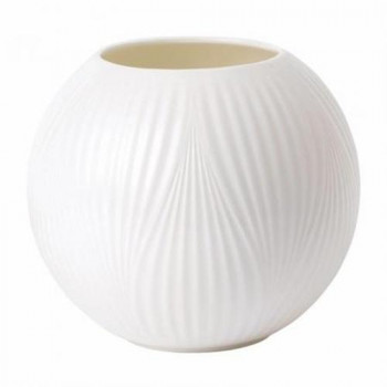 （B） ウェッジウッド ホワイト フォリア ベース13CM 40032153