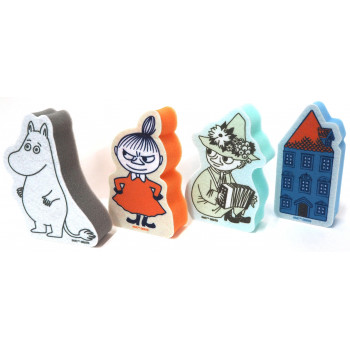 MOOMIN　不織布スポンジ　4個セット