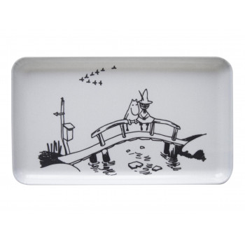 Moomin すべりにくいトレイS　橋の上のムーミン