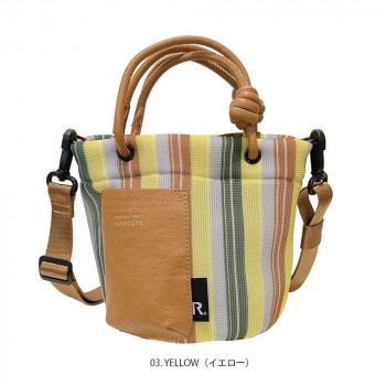 ROOTOTE　ルートート　トートバッグ　SC.BR.Wafer.ストライプ-A    YELLOW　116103
