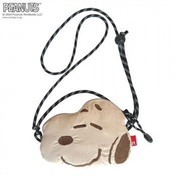 ROOTOTE　ルートート　ポシェット　IP.BR.ピロー　PEANUTS-9I　スヌーピー　ベージュ　858402