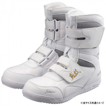 シモン プロスニーカー 鳶技S038 ホワイトC 25cm 2313490