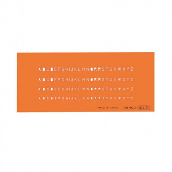 バンコ テンプレート  L-細字　B 10062