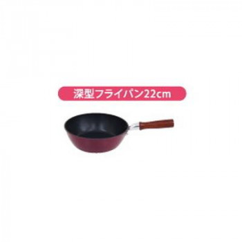 ウルシヤマ金属工業　凜(RIN)　深型フライパン　22cm