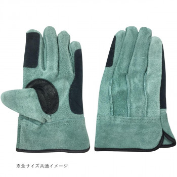 小野商事 エース 牛床革手袋 オイル加工 鉄筋 Mサイズ AG4515