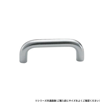 シロクマ 10φ丸棒ハンドル 80mm シルバー A-14