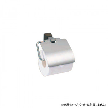 シロクマ ラックスペーパーホルダー クローム/黒ウッド CW-6