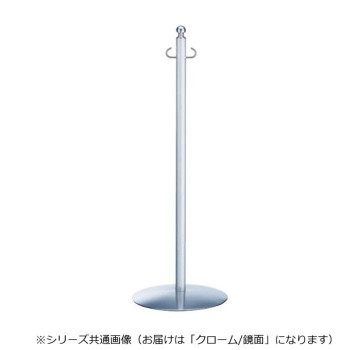 シロクマ フロアパーティションポール クローム/鏡面 FPP-1254