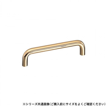 シロクマ 10φ丸棒ハンドル 120mm 金 HB-59