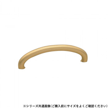 シロクマ C形丸棒ハンドル 100mm パールゴールド HB-70