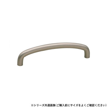シロクマ D形丸棒ハンドル 130mm パールニッケル HB-71