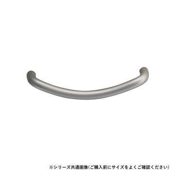 シロクマ R形丸棒ハンドル 大 パールニッケル HB-73