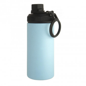 リビング WELF SLIM BOTTLE 直飲みスリムステンレスボトル BL 450ml